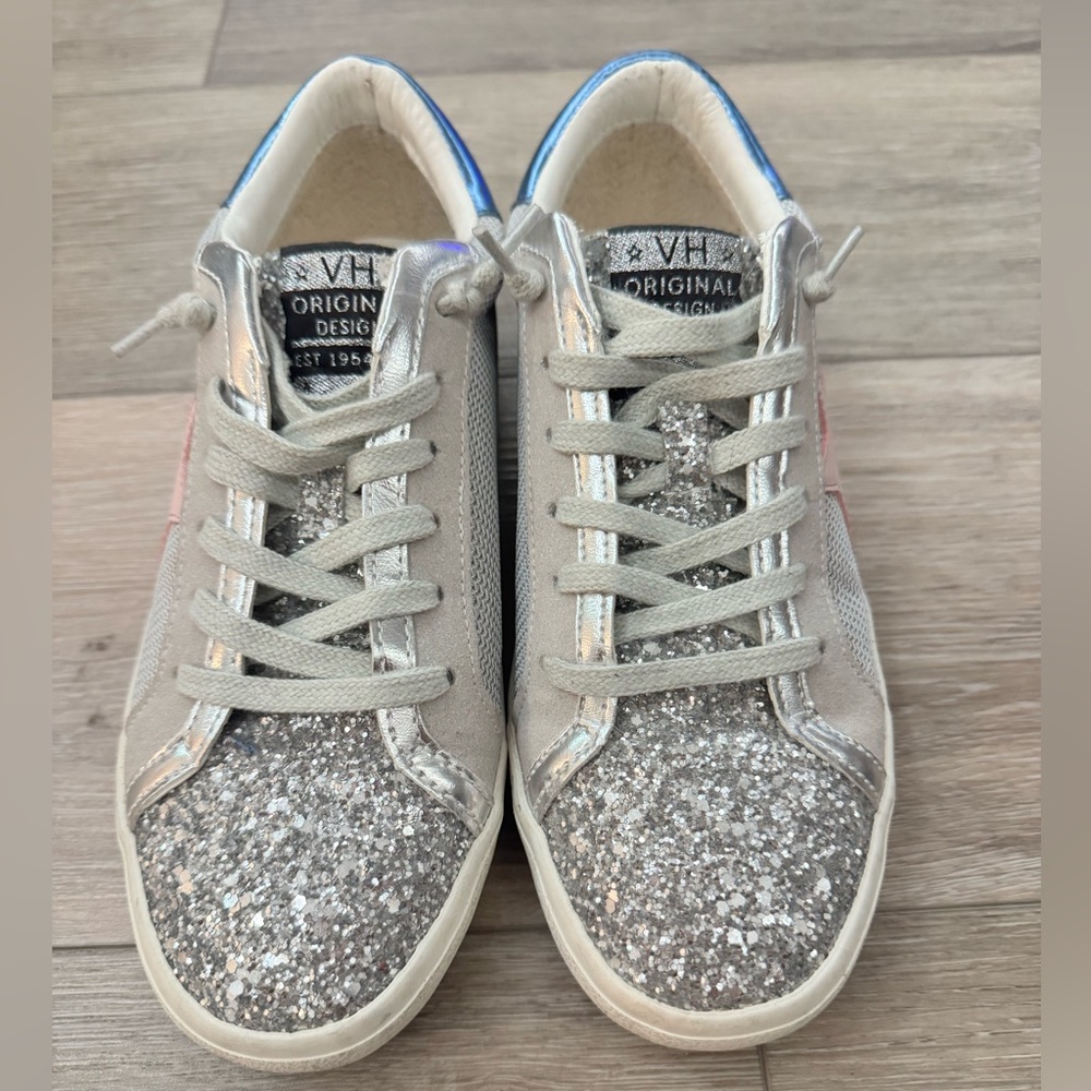 Vintage Havana Silver Glitter Sneakers